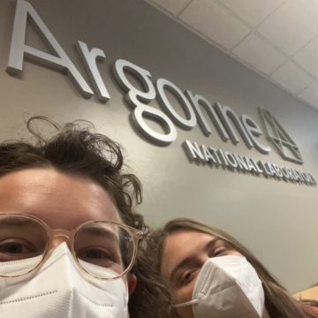 Heidi and Allison at Argonne National Laboratory